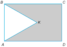 На рисунке изображен прямоугольник ... и равносторонний треугольник ..., периметры которых соответственно равны ... см и ... см. Найдите периметр пятиугольника ....