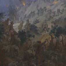 Attack by 4th Australian Infantry Brigade at Bloody Angle, Anzac May 1915