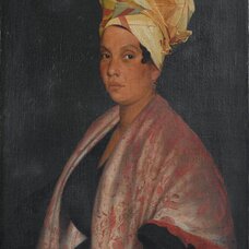 Portrait of a Creole Woman with Madras Tignon