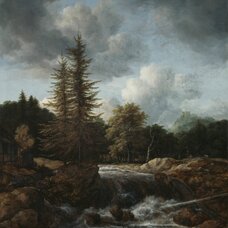 Landscape with Waterfall