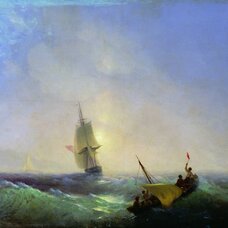 Rescuers from the shipwreck