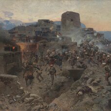 The Assault of Gimry on October 17, 1832