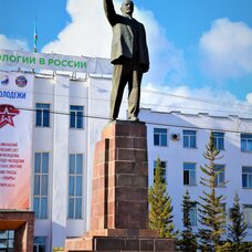 Statue of Lenin in Yakutsk