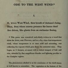 Ode to the West Wind