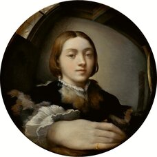 Self-portrait in a Convex Mirror