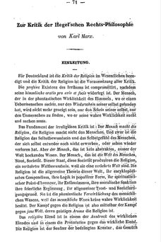 Hegel'in Hukuk Felsefesinin Eleştirisi