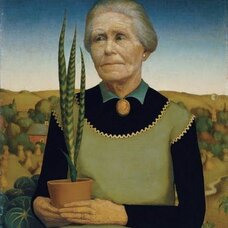 Woman with Plants