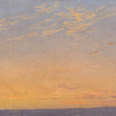 Evening with clouds