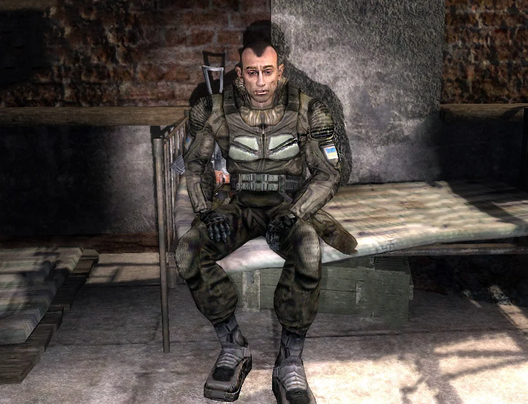 Рисунок стрелка из сталкера