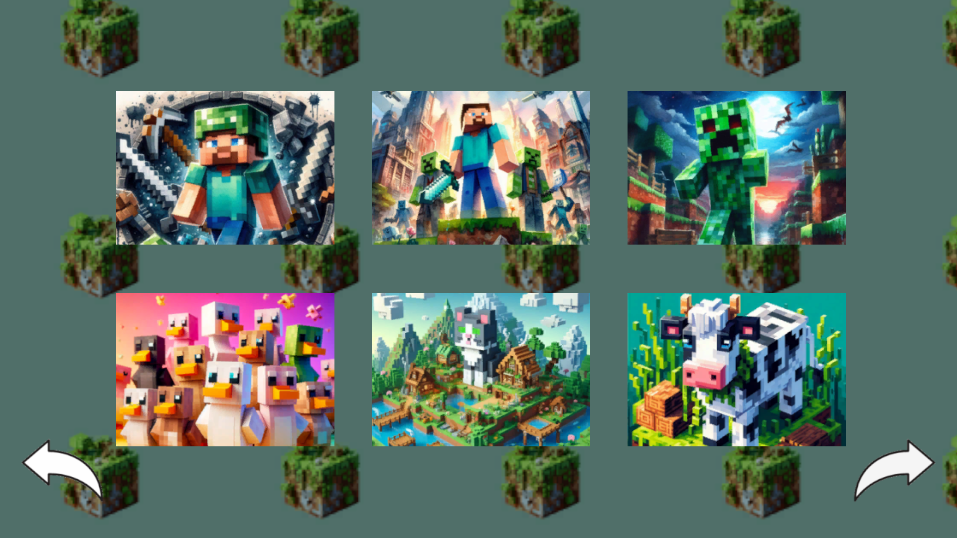 Minecraft Landscapes: Puzzle: Play Online For Free On Playhop
