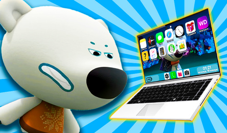 Проверь Ноутбук Тучки из Мими Мишек!