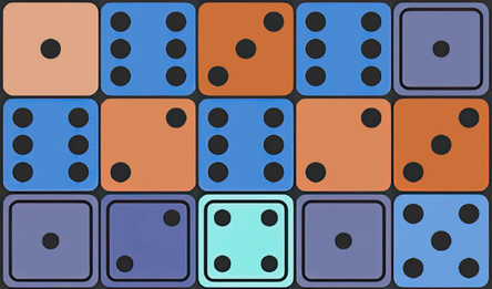 Growing dice