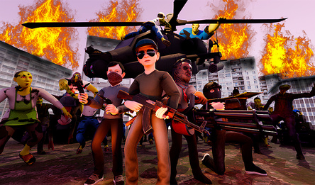 Скулбой Отряд против Зомби