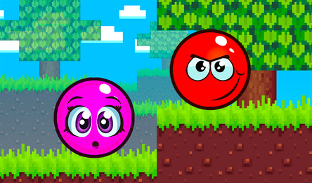 Crimson and Pink ball - parkour adventure