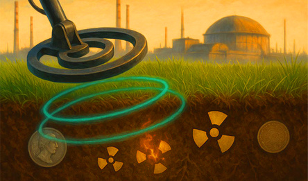 Металлоискатель в Чернобыле