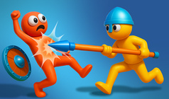 Арена Рэгдоллов! Веселая Битва с Копьём!