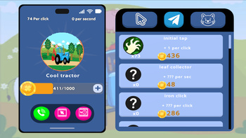 Video call with the Blue Tractor!