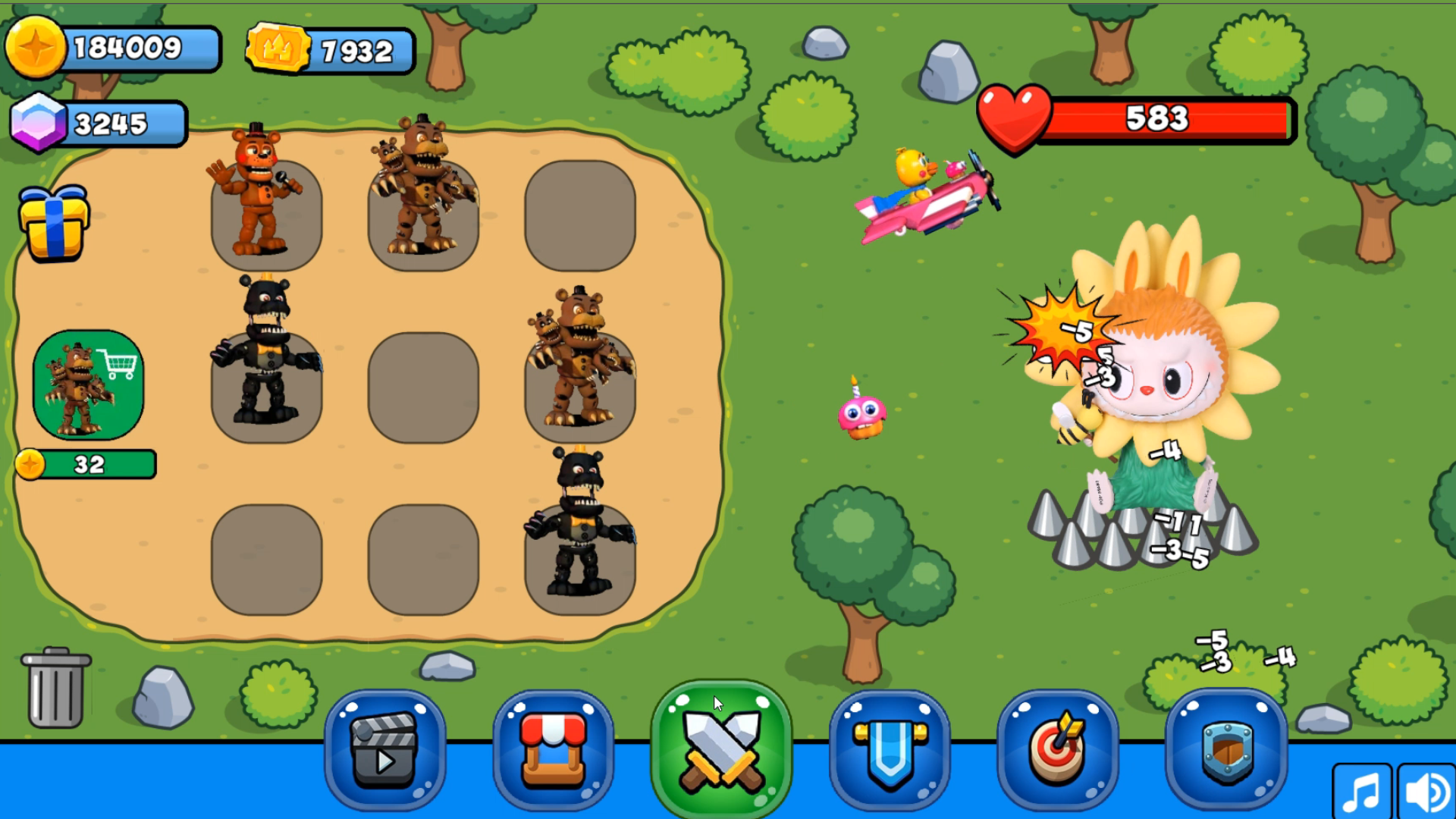 Фнаф Батлл: Собери Всех Аниматроников И Побеждай