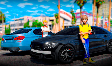 Гонки На Двоих: Дрифт БМВ против Мерседес