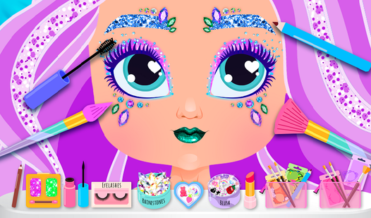 Little Mermaid: Makeup for Girls (by Girls Games Puzzles) - play online ...