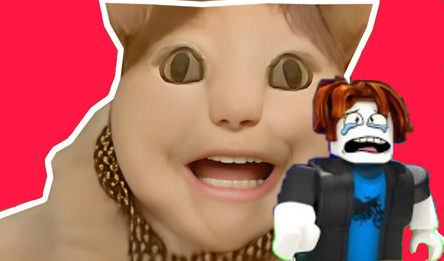 Бу испугался! Побег обби от крипового кота