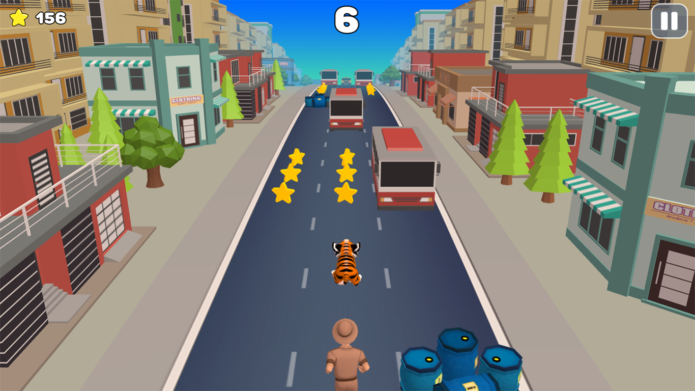 Tiger Rush: Escape Hunt