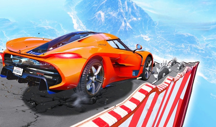 Турбо спуск на ламборгини!