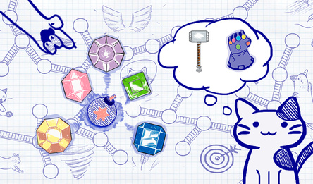 Тетрадный мир 3 в ряд