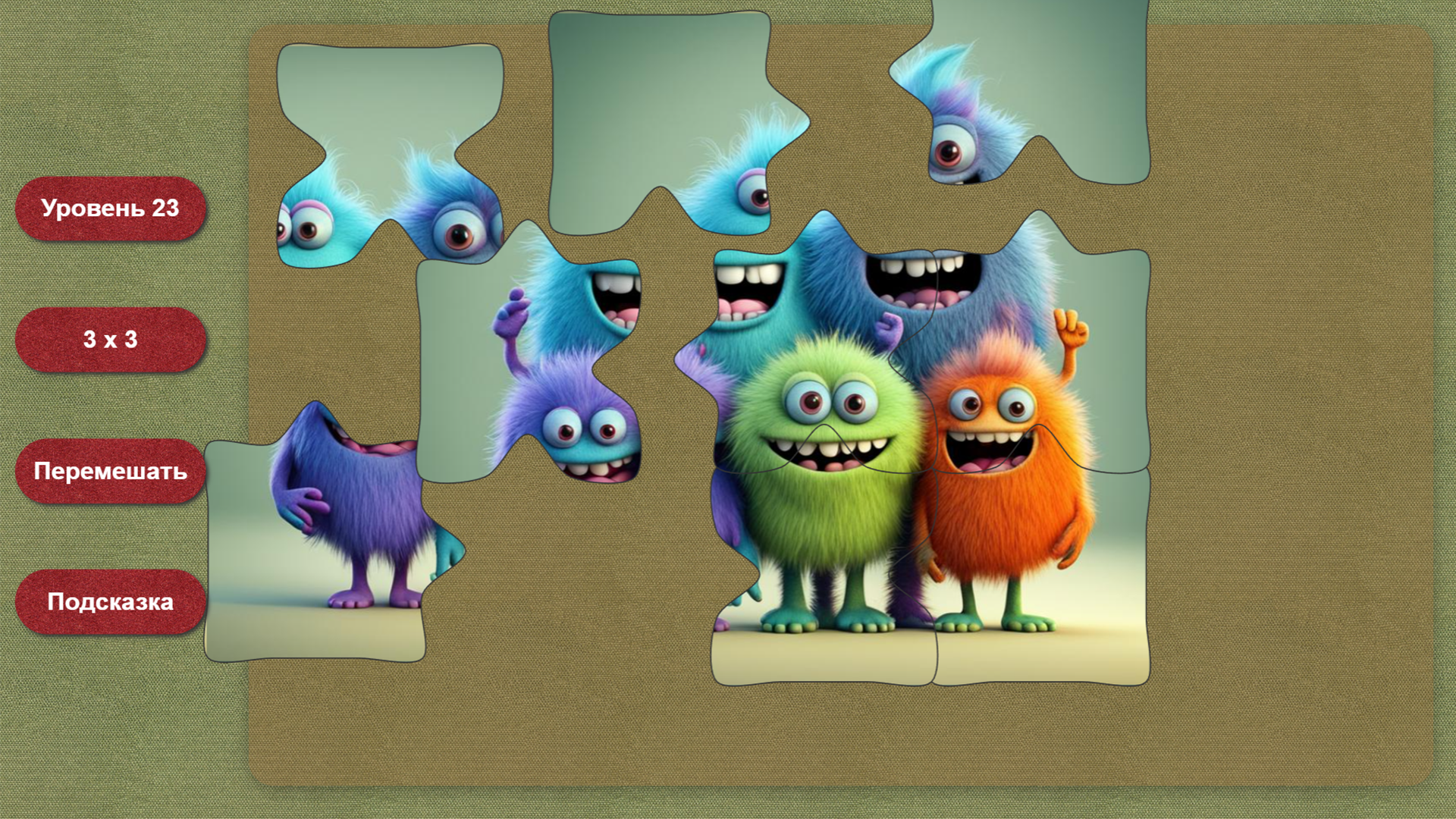 Паззлы с монстрами