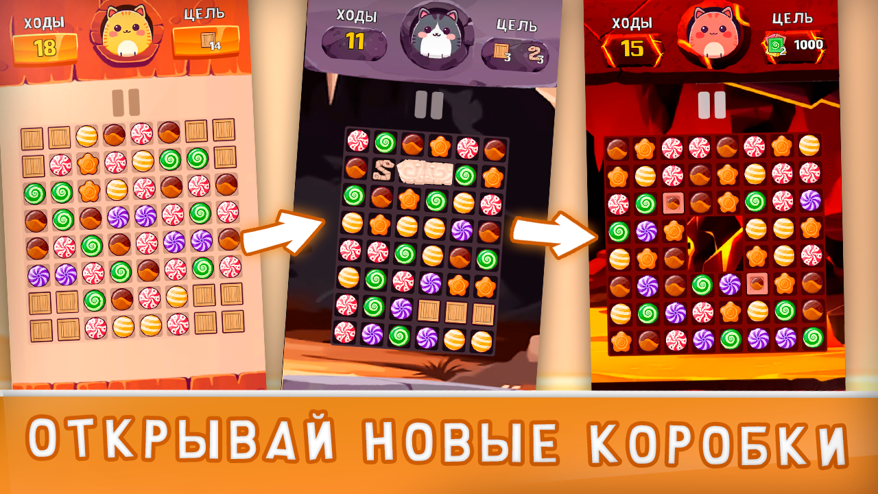 Котики и Конфетки