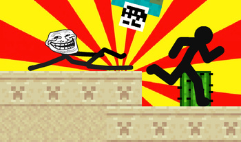 Trollface Meme Parkour