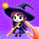 Пиксель арт из фото: Рисовать пикселями онлайн