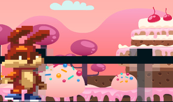 Кролик в бегах: Побег к Сладкой Долине!