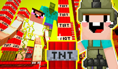 Нубик Против Деревни - Симулятор Разрушения