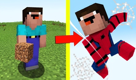 Нубик Супергерой: Эпичный Спайдер Паук на Паутине