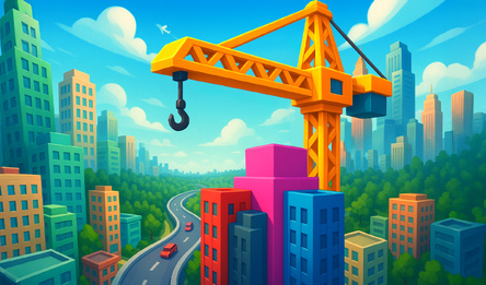 Тап Тап: строить город на острове