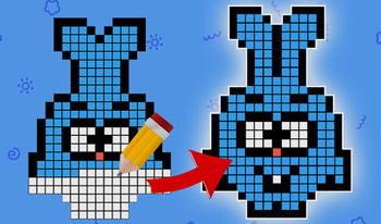 Смешные шарики - Повтори рисунок!