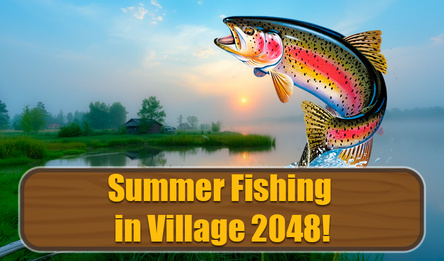Summer Fishing in Village 2048!