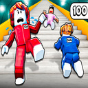 Обби: Скользкая лестница