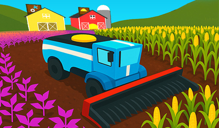 Симулятор уборочного комбайна