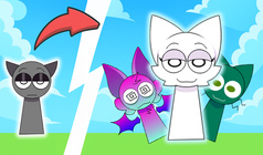 Обби Эволюция Sprunki Pyramixed