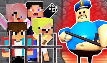 Спаси блогеров из тюрьмы - Обби в Майне