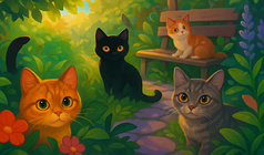 Найди всех котиков: проверь внимательность