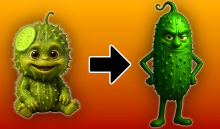 Вырасти Дикий Огурец, Кукуруза, Арбуз, Банан