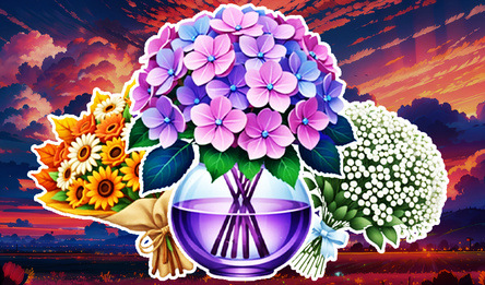 Соединяй Букеты - Цветочный Сад