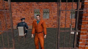 Set up a prison escape 3D