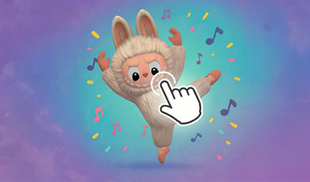 Лабубу Игрушка Кликер - Танцы, Мемы, Песни, Ритм