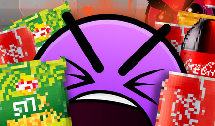 Уничтожай ЧИПСЫ, КОЛУ и ФАСТФУД в Геометрии Мод!