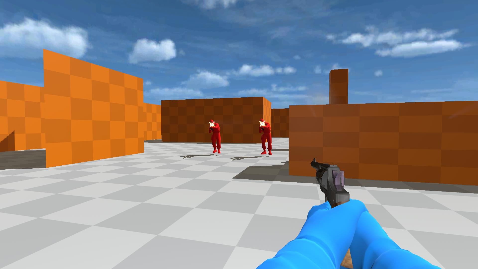 Война красно синих солдат: Шутер