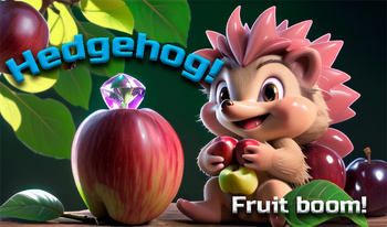 Hedgehog! Fruit boom!